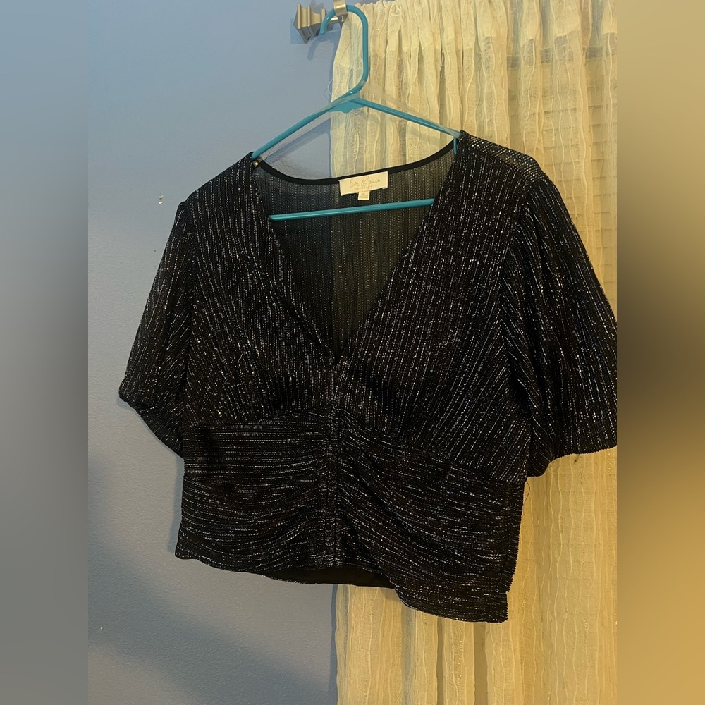 Sparkly blouse